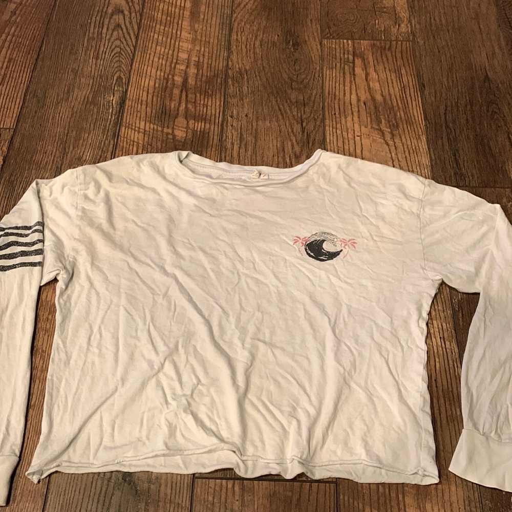 Rip Curl cropped long sleeve tee